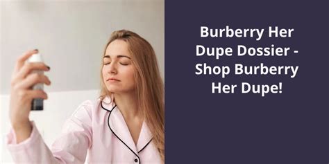 burberry her blossom dupe|dossier burberry her dupe.